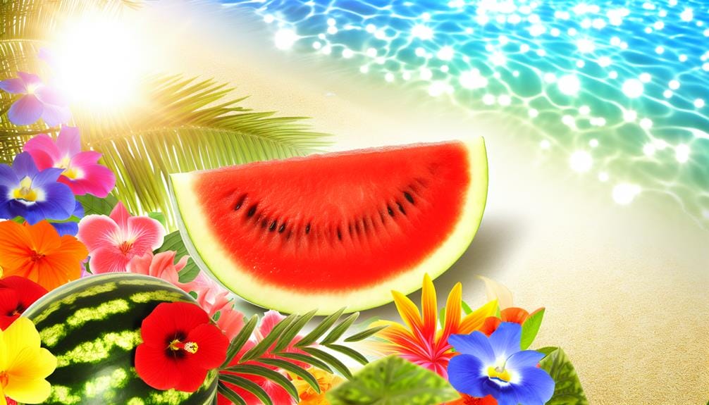 sommerliche wassermelonen frische