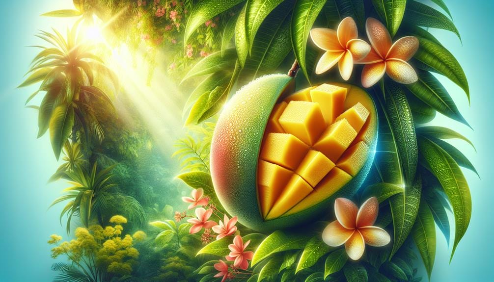 tropical freshness in fragrance